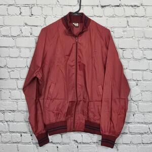 2/$20 Vintage Red Club Member Jacket Size L | Retro Varsity Style Outerwear
